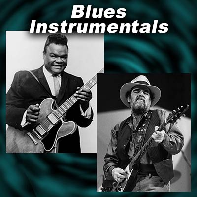 Blues Guitarists T-Bone Walker and Stevie Ray Vaughan