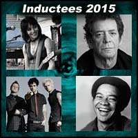 Rock and roll artists Joan Jett, Lou Reed, Green Day, and Bill Withers