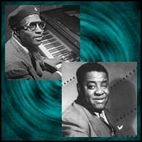 Jazz pianists Thelonius Monk and Art Tatum