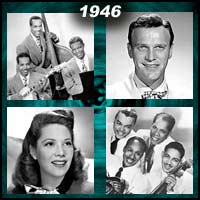 recording artists King Cole Trio, Eddy Arnold, Dinah Shore, and Ink Spots