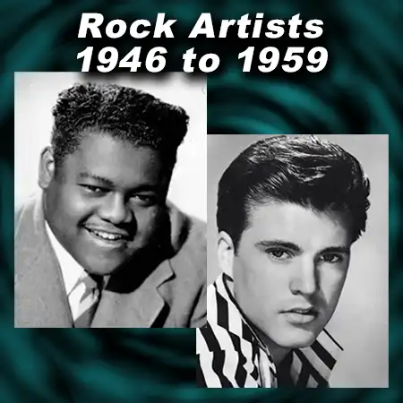 Music Artists the Fats Domino and Ricky Nelson