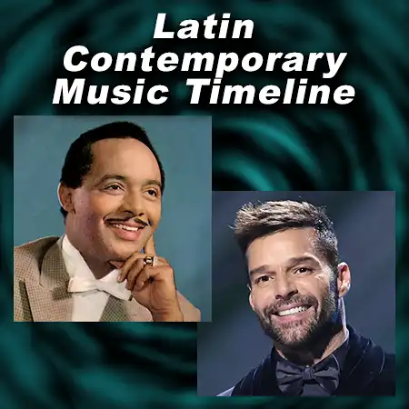 Latin music artists Perez Prado and Ricky Martin