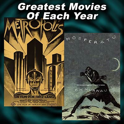 Movie Posters for Metropolis, and Nosferatu