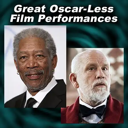 Movie actors Morgan Freeman and John Malkovich