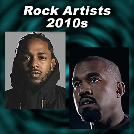 Kendrick Lamar and Kanye West