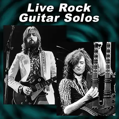 rock guitarists Eric Clapton, Jimmy Page