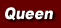 Queen text title image