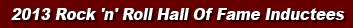 Rock Hall Of Fame 2013 Inductees text title image