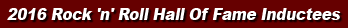 Rock Hall Of Fame 2016 Inductees text title image