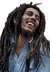 reggae musician and singer Bob Marley