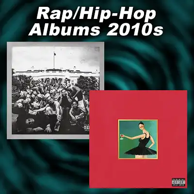 Rap albums To Pimp a Butterfly and My Beautiful Dark Twisted Fantasy