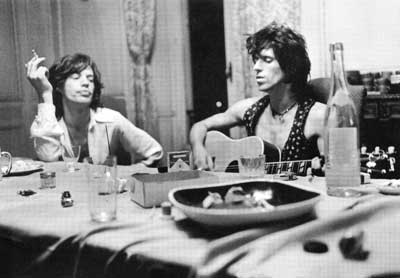 Kieth Richards and Mick Jagger