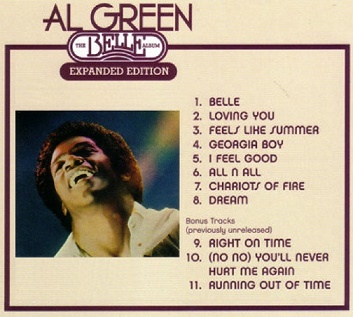 The Belle Album Reissue back cover