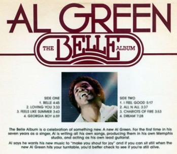 The Belle Album back cover