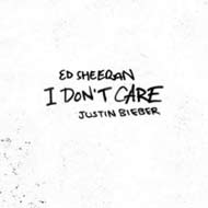 I Don't Care by Ed Sheeran and Justin Bieber single cover