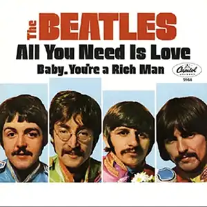 All You Need Is Love - Beatles single cover