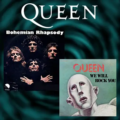 2 Queen single covers