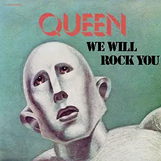 We Will Rock You song single cover
