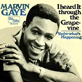 I Heard It Through The Grapevine by Marvin Gaye single cover