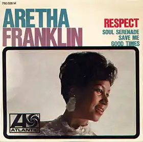 Respect by aretha franklin single cover