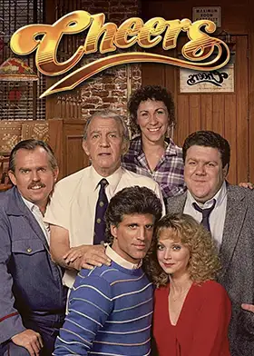 Cheers television show cast photo