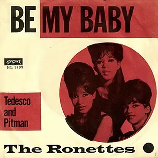 Be My Baby by Ronettes single cover